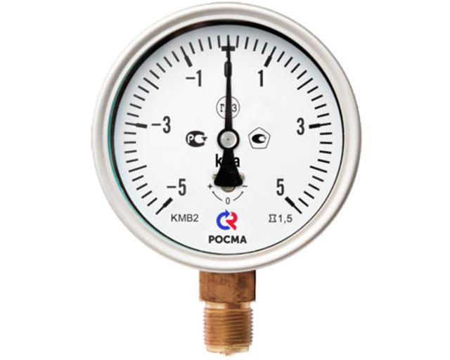 КМВ-22Р(-1-1,5кПа)G1/2. 1,5. Мановакуумметры. Манометры, термоманометры