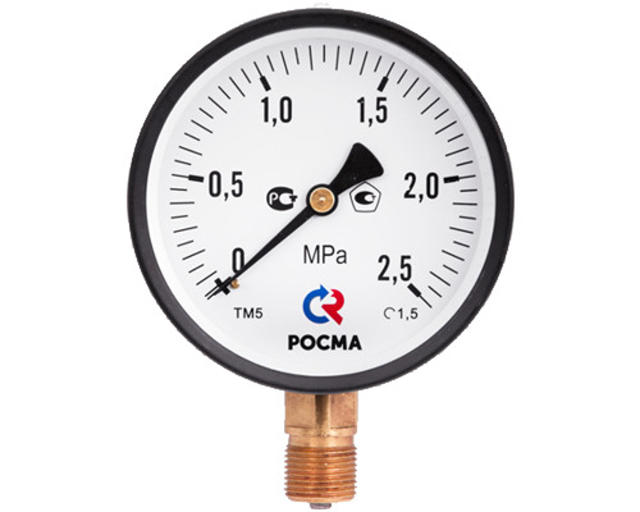 ТМ-110Р.00(0-1,6МПа)М10х1.2,5. Манометры. Манометры, термоманометры